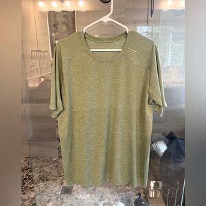 Lululemon Mens Short Sleeve Swiftly T Shirt Blue Lightweight Size XL